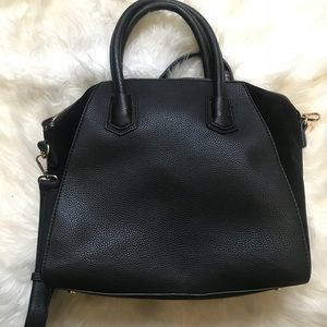 Sole Society Mikayla faux leather & suede satchel